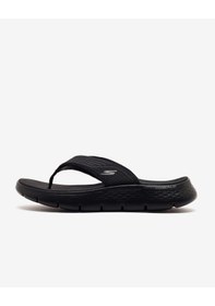 Resim SKECHERS GO WALK FLEX SANDAL Erkek Siyah Parmak Arası Terlik 229214 BBK 