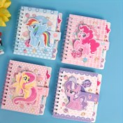 Resim 1 Adet My Little Pony Rastgele Karakterli Kıvırcık Defter Sevimli Sınıflandırma Not Defteri Kırtasiye Hediyesi 