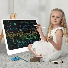 Resim 1 Adet Çocuklar için Resim Tableti, 21,59 cm Renkli Karalama Tahtası Eğitici Öğrenme Oyuncakları 3 4 5 6 7 8 Yaş Erkek Kız İçin Doğum Günü Hediyesi Mükemmel Noel hediyesi 