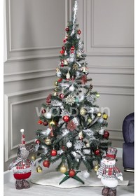 Resim Waldern Luxury Series Yılbaşı Çam Ağacı Plastik Ayaklı 150 CM 260 Yeşil Dal 