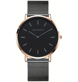 Resim Fochsia Lıge 2025 Yeni Zarif Kız Kol Saati Çok Fonksiyonlu Küçük Kadran Doğum Günü Hediyesi Rose Black Diğer 