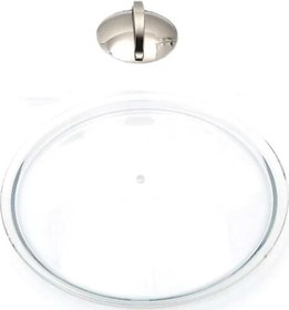 Resim Tencere Ve Tava İçin Cam Kapak 20 Cm Şeffaf 