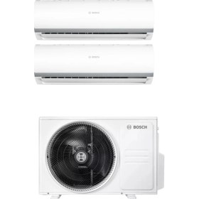 Resim Bosch A++ 28000 Btu 1 Dış + 2 Iç (1X12000 Btu 1X24000 Btu)Multi Inverter Klima 