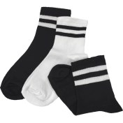 Resim Kapar Yakamoz 3'lü Extra Rahat Unisex Spor Yarım Konç Kolej Çorap 