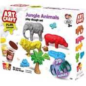 Resim Nessiworld 03997 Art Craft Orman Hayvanları Hamur Set 168 Gr -Fentoys 