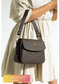 Resim Just Polo Kadın Kahve Günlük Kullanıma Uygun Şık Ve Kullanışlı Askılı Omuz Çantası Shoulder Bag Kahve 