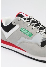 Resim Benetton İthal Erkek Siyah Gri Spor Ayakkabı Bnı-10047 001 