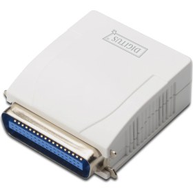 Resim Digitus 1 Port Fast Ethernet Print Server, 1 x Db-36-Pin Erkek Centronics, 1 x RJ45&LT;BR&GT; DIGITUS Parallel Print Server, 1-Port 1x RJ45, 1x Db-36-Pin Male Centronics 