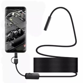 Resim Hirase Endoskop Yılan Video Kamera Led'li 10 Metre 7 Mm 