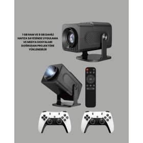 Resim Eco Lounge HCS350PRO Android 11 Işletim Sistemli Mini Projektör 