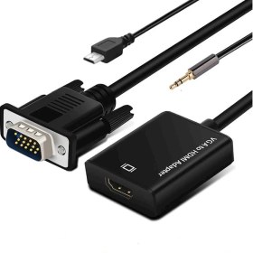 Resim DNR Bilişim VGA Input(Giriş) & HDMI Output (Çıkış) 1080P Hd Video Converter Micro USB Power Güç Girişli 