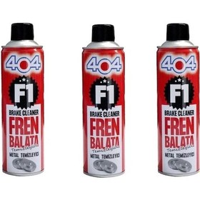 Resim 404 F1 Fren Balata Temizleyici 500 ML 3 Adet 