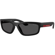 Resim Prada Sport Ps 05zs Dg006f 59 Erkek Güneş Gözlüğü Siyah 