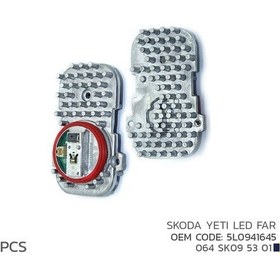 Resim Skoda Yeti Led Far Modül 5l0941645 