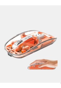 Resim Bluetooth 5.0 & 2.4ghz Kablosuz Fare - 3 Cihaz Bağlantılı, Hızlı Geçiş, Usb Alıcılı 