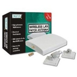 Resim Digitus Wireless (Kablosuz) Lan 10 Dbi 2.4Ghz Indoor Directional Patch Antenna 