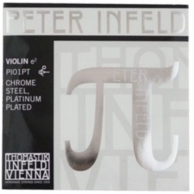 Resim Thomastik PI01PT Keman Tek Teli - Peter Infeld E (Mi) Platinum (Üst Segment - Platin Kaplama) | Platin Kaplama Sayesinde Maksimum Projeksiyon ve Kristal Netliğinde Tizler | Uyum: 4/4 Kemanlar İçin 1. Tel (Bilye Uçlu) 