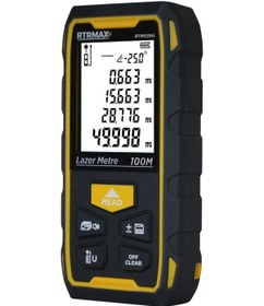 Resim Rtm039g Şarjlı Lazer Mesafe Ölçer 100 Mt Yeşilrenk 