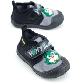 Resim Gezer Tam Ortopedik Kışlık Happy Birds Yumuşak Kaymaz Taban Ev,Kreş,Anaokulu Panduf 