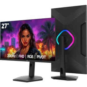Resim Gamepower Lunis L40 27'' 200Hz 0.5ms Va Fhd Rgb Pivot Gaming Monitör (Sıfır Ölü Piksel Garantili) 