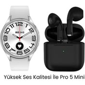 Resim sanalticaretiniz Watch 6 Classsic Akıllı Saat ve Pro 5 Mini Bluetooth Kulaklık 