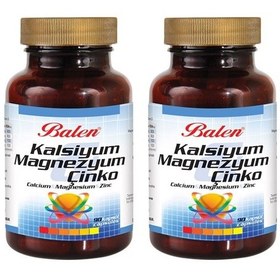 Resim 2 Adet Balen Kalsiyum Magnezyum Çinko Kapsül 90 Kapsül 