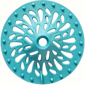 Resim Elmpaly 1 Adet Yeni Mavi Saç Tutucu Duş Gideri Mutfak Lavabosu Filtresi Banyo Aksesuarı 