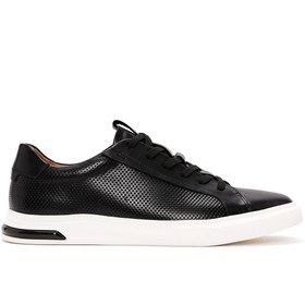 Resim Derimod Erkek Siyah Bağcıklı Deri Sneaker 25SFD690518 