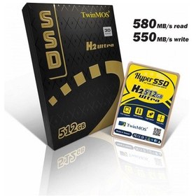 Resim TwinMOS 512GB TM512GH2U 580-550MB/s SSD SATA 3 DİSK 