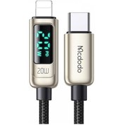Resim Mcdodo 20w Dijital Göstergeli Type-c To Lightning Kablo CA-8810 