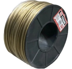 Resim Karaaliler Çelik Pvc Kaplı Izoleli Çelik Halat Çamaşır Ipi 4 mm Dayanıklı Bahçe, Sera ve Kamp Kullanımı Için 