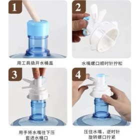 Resim Hediye Bahçesi Damacana Musluk Başlığı ve Metal Ayak Stand Seti 