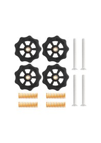 Resim Lemestar Creality Ender-3 Cr-10 3d Yazıcı Parçaları: 4 Adet 40mm Yükseltilmiş El Ayar Som,siyah 