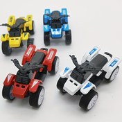 Resim Alaşım Kum Motosiklet Oyuncak - Gerçekçi Off-Road Araç Modeli, İtme Hareketli, Çok Renk Seçeneği (Kırmızı/Sarı/Mavi/Beyaz/Siyah) - Anahtarlık, Masa Dekoru, Noel Hediyesi, Okul Ödülü, Hediye Çantası Dolgusu 