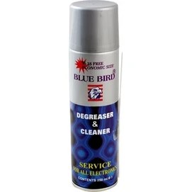 Resim Blue Bird 250 ml Mavi Yağsız Kontak Sprey Metal Yüzeyler İçin Hızlı Temizleyici ve Yağsızlaştırıcı 