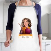 Resim En Tonton Anne Karikatürlü Mutfak Önlüğü 