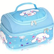 Resim Sanrio için for cinnamoroll Büyük Öğle Çantası - Sızdırmaz, Gıda ile Temas Yapmayan, Mavi, Beyaz ve Pembe Tasarım, Çoklu Bölümler, İş, Seyahat ve Okul için Mükemmel, Öğle Çantası, Okula Dönüş 