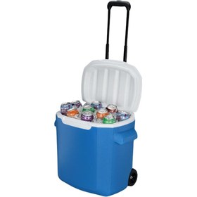 Resim Coleman Soğutucu Buzluk - - 28 QT Tekerlekli - 26 lt - Mavi/Beyaz 