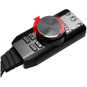 Resim Plus Px-gs3 Plextone Gs3 Mark Iı Sanal Gaming 7.1 Kanal Usb Ses Kartı, Gaming Ses Kartı Pubg Ve Lol Ses Efektleri Dahil, Mikrofon Ve 3.5mm Çift Kulaklık Ses Jakı Ses Kartı Dönüştürücü 