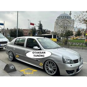 Resim Renault Clio Sembol Marşpiyel Takımı - Fiberglass 
