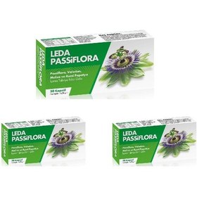 Resim Ledapharma Leda Passiflora 30 Kapsül 3 Kutu 