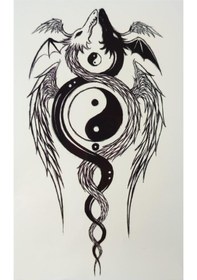 Resim Mordino Yin Yang Transfer Dövme 