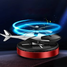 Resim Xiaobaoyu Güneş Enerjisi Helikopter Hava Spreyi Araba Dashboard Hava Jeti Koku Yaratıcı Güneş Enerjisi Uçak Difüzör Alaşımlı Düzlem Aroma (Yurt Dışından) 