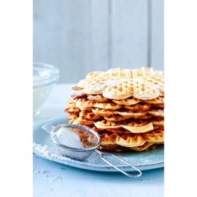 Resim Omake Sabit Ikili Waffle Makinesi Kalp Çiçek Ø220 