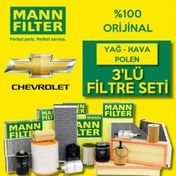 Resim Chevrolet Kalos 1.2 Mann-filter Filtre Bakım Seti 2005-2008 