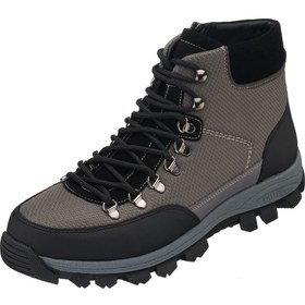 Resim Costo Shoes 45,46,47,48,49,50 Numaralarda AG1071 Gri Kapsüllü Trekking Taban Yeni Sezon Üst Kalite Büyük Numara Erkek Deri Bot 