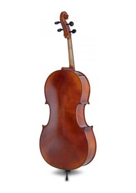 Resim Gewa Gs4020611121 Ideale Vc2 Çello 4/4 Flamed Maple Arka Kapak Profesyonel Görünüm 