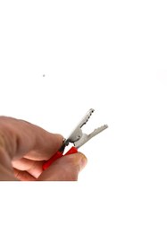 Resim Adam 4 Adet Eko Krokodil 4mm Banana Jak Girişli 2 Kırmızı 2 Siyah 