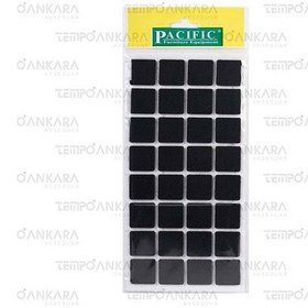 Resim Pacific Siyah Yapışkanlı Keçe 25mm X 25mm 