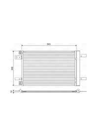 Resim Fiat Ulysse Klima Radyatoru 2.0 2022-2024 Valeo 822550 